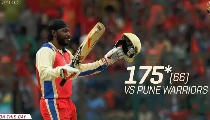 On This Day (Apr. 23): Gayle’s 175* Obliterates Records as RCB Crushes Pune Warriors