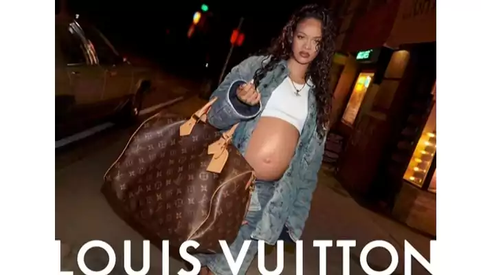 ‘A symbol of human empowerment,’ pregnant Rihanna flaunts her baby bump in new Louis Vuitton Men’s campaign